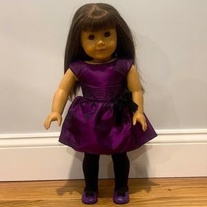 American Girl Purple Party Outfit. Retired.